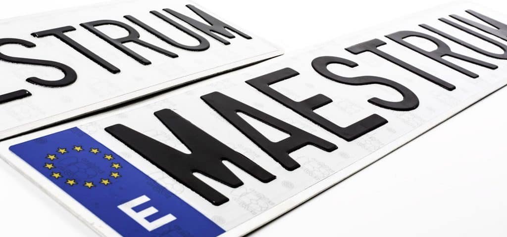 Matrículas de coche en La Florida